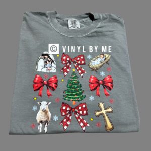 Comfort color Jesus nativity tee