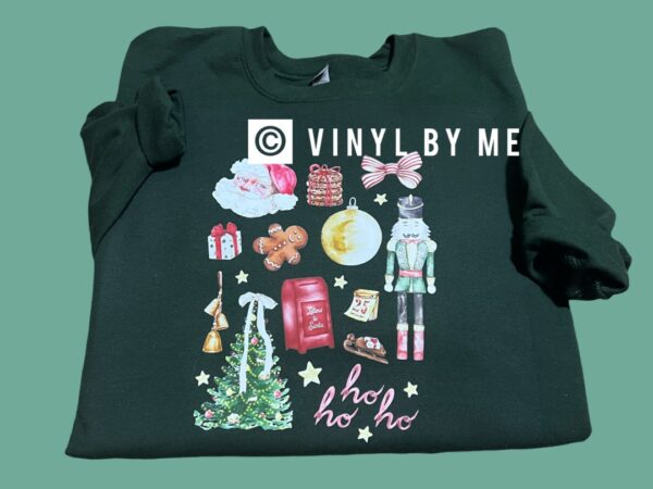 Dark green Letters to Santa sweatshirt
