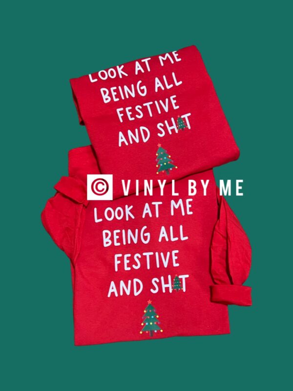 Look at me red longsleeve