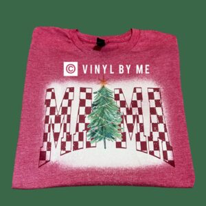 Red Christmas mama tee