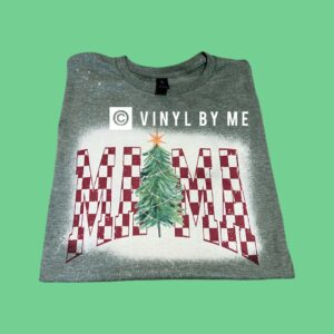 Green Christmas mama tee