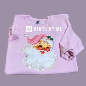 Pink Santa sweatshirt