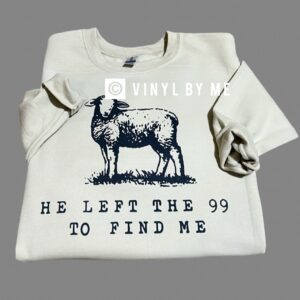 He left the 99 sweatshirt