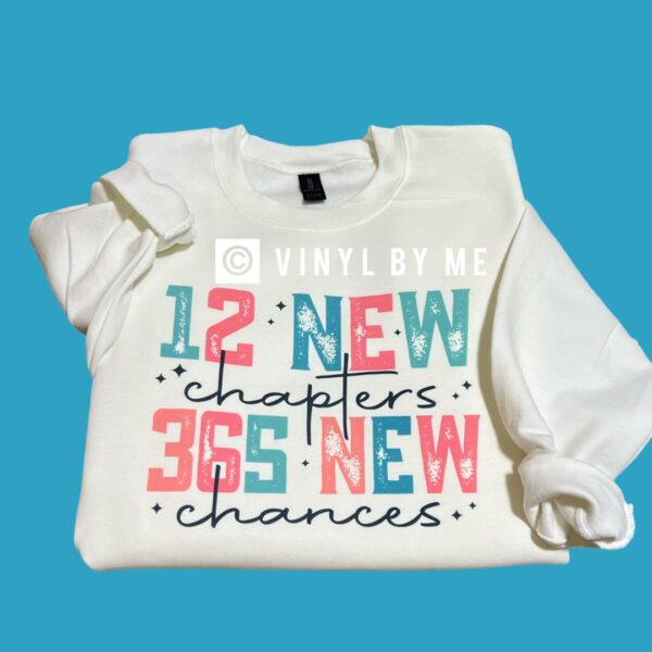 12 new chapters white sweatshirt