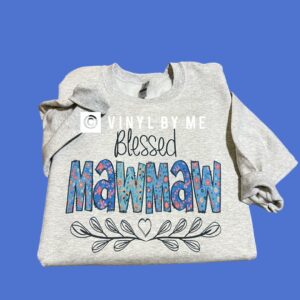 Blessed Mawmaw ash sweatshirt