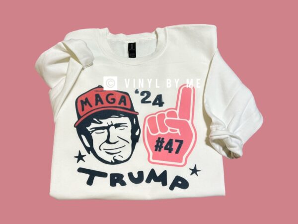 Maga 47 white sweatshirt