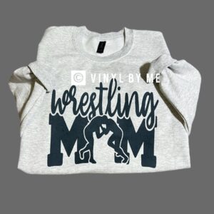 Ash gray wrestling mom sweatshirt