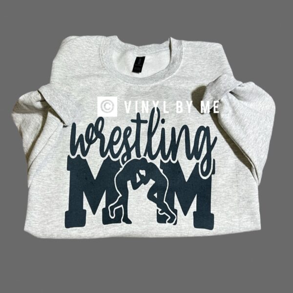 Ash gray wrestling mom sweatshirt
