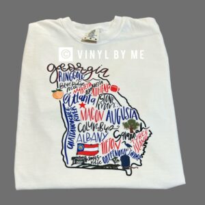 Ivory comfort color map tee