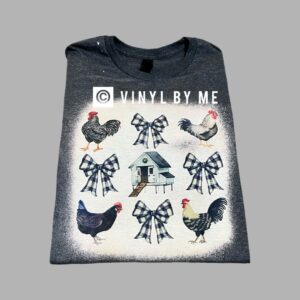 Chicken bow tee