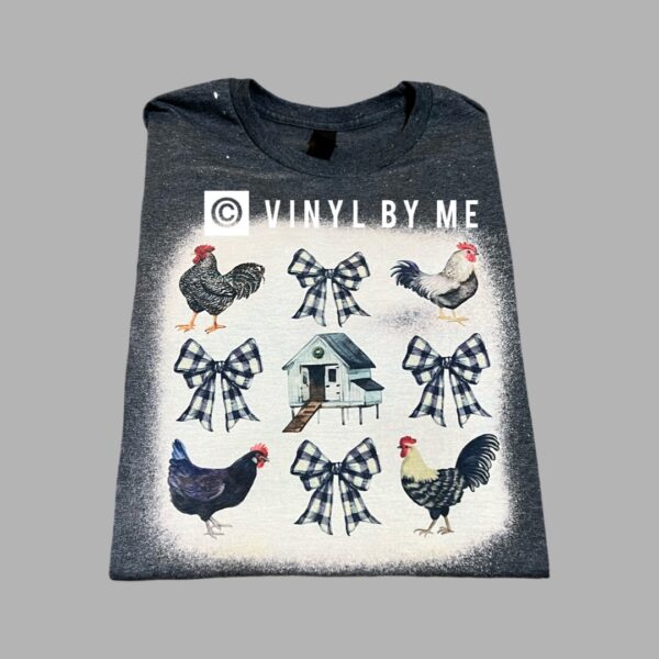 Chicken bow tee