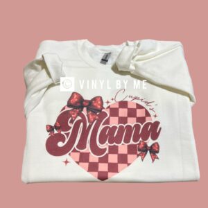 Cupids mama white sweatshirt