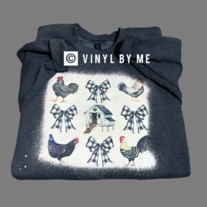 Chicken bow sweatshirt