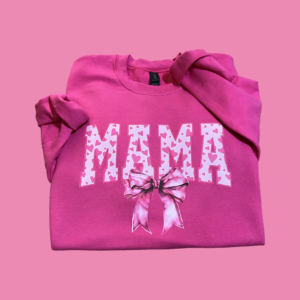 Pink heart mama sweatshirt