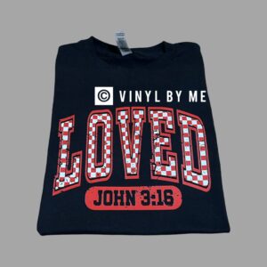 Black loved John 3:16 tee