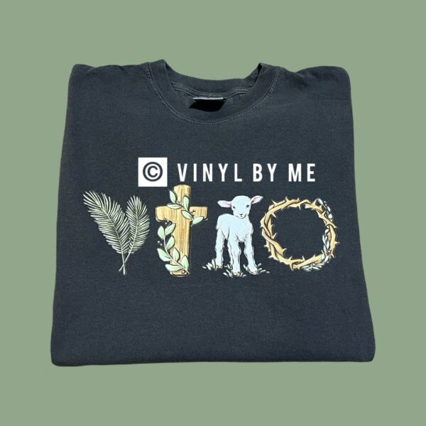 Comfort color lamb tee