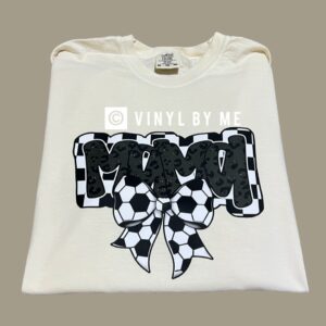 Ivory comfort color Soccer Mama tee