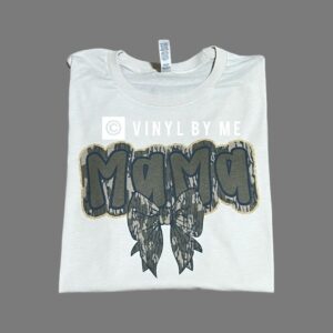 Camo Mama ribbbon tee