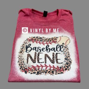 Red baseball Nene tee