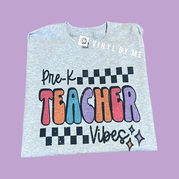 Retro pre-K teacher