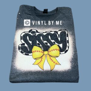 Toddler sissy softball tee