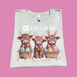 Happy Easter cow tee
