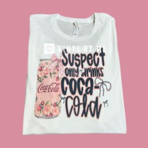 Suspect only drink Coke tee