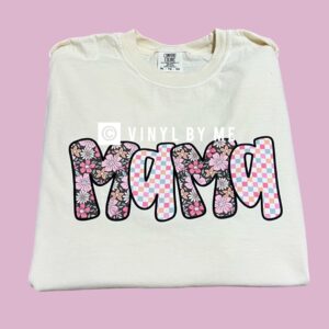 Ivory comfort color Mama tee