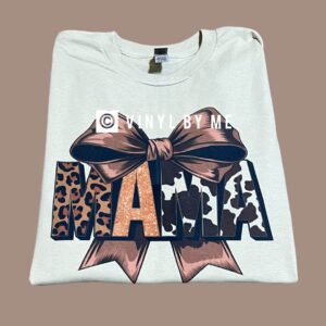 Cowhide Mama tee