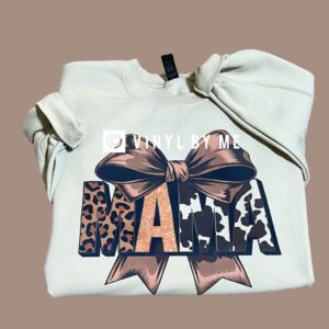 Cowhide Tan Mama sweatshirt