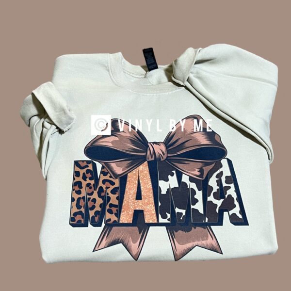 Cowhide Tan Mama sweatshirt
