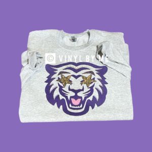 Purple Tiger ash sweatshirt