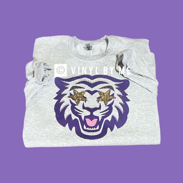 Purple Tiger ash sweatshirt