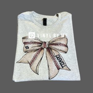 Custom baseball tee