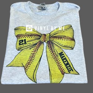 Custom softball tee