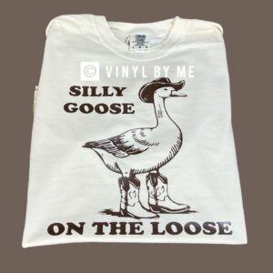 Comfort color silly goose tee