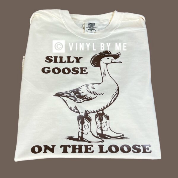 Comfort color silly goose tee