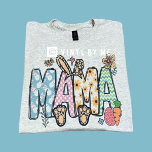 Easter Mama ash tee