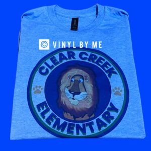 Light blue clear creek tee