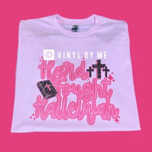 Pink hallelujah tee