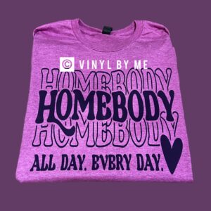 Berry homebody tee