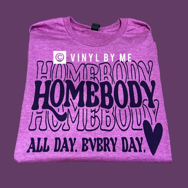 Berry homebody tee