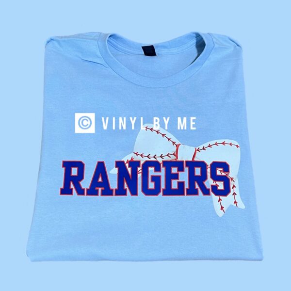 Blue Rangers baseball tee