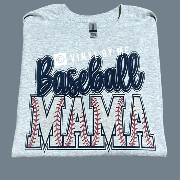 Ash baseball Mama tee