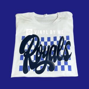 Royals white Bella canvas tee