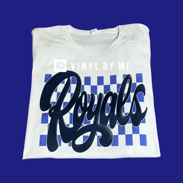 Royals white Bella canvas tee
