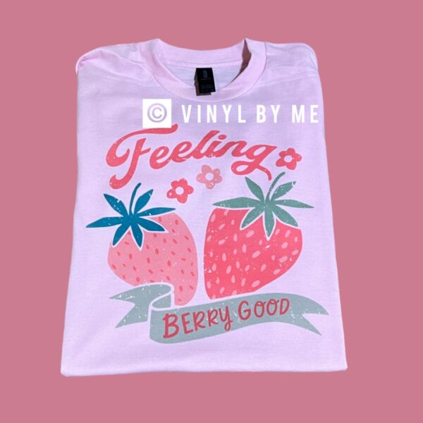 Pink berry good tee