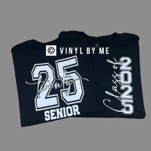 Senior 2025 front & back tee