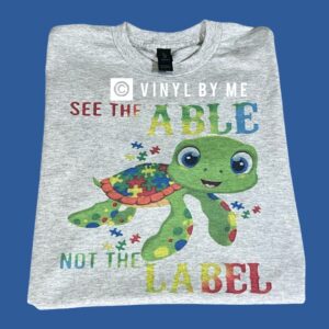 See the Able not the label tee