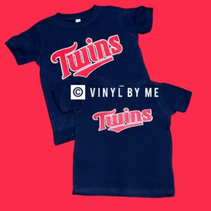 Navy Twins tee